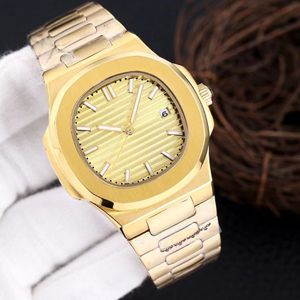 Fashion Full Brand Pols Horloges Men Male Style AAA Automatische mechanische luxe met logo roestvrijstalen band klok pH 50