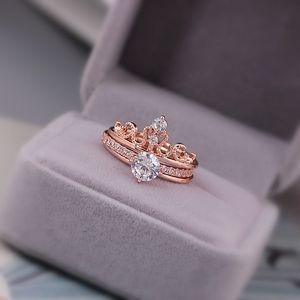 Mode volledige diamanten tweedelige set Bandringen imitatie diamanten Ring Meisje klassiek heren Titanium staal ontwerper voor dames luxe geschenken vrouw meisje sieraden