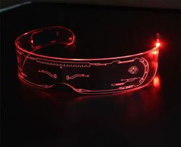 Mode Grappige Brillen Unisex Veelkleurige LED LightEmitting Bril Kerstfeest Bar Dans Maskerade Eyewear7332129