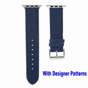 Fashion G Designer Luxe riemen voor Apple Watchband 41mm 42 mm 38 mm 40 mm 44 mm 45 mm Iwatch 8 7 2 3 4 5 6 SE7 Watchband PU Lederen Bracelet Stripes Watch Band LGDCH Designs