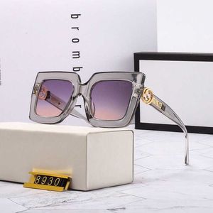 Mode G-Buchstabe Luxus-Sonnenbrille Sonnenbrille Damen 2021 neues Box-Modemodell große große Fahrbrille