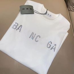 Mode G Zomer H 2023 BB TB Casual cd nieuwe FF V Dames Dames T-shirt Parijs Geavanceerde versie Man Tees Met strass B Letters Korte mouwen Top Verkoop Luxe meisje