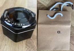 Mode GA Style marque complète boîte en métal noir boîtes de montre cas boîte-cadeau avec sac choc GM GA