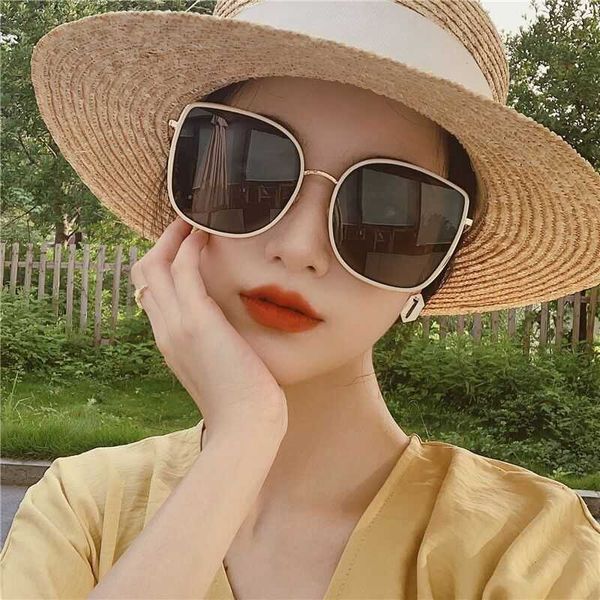 Mode Gentle Monster Cool Lunettes de soleil GM Designer 2022 Nouvelle mode coréenne Femme Grand cadre Mince Net Rouge Même polarisé