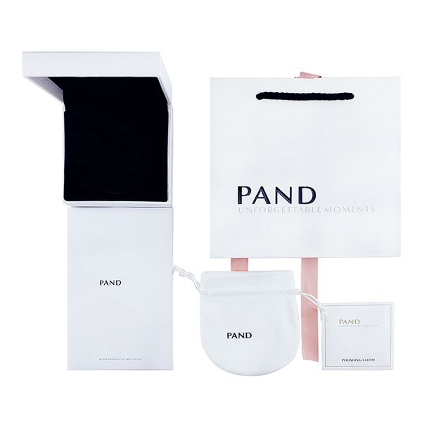 Envoltura de regalo de moda Caja de regalo Bolsa de embalaje Se adapta a Pandora Anillo Pendientes Collar Pulsera