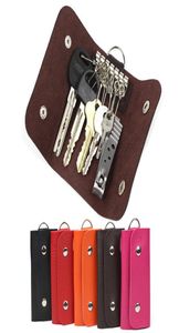 Mode geschenken sleutels houder organisator manager Patent Leather Buckle Key Wallet Case Car Keychain For Women Men Merk 5130447