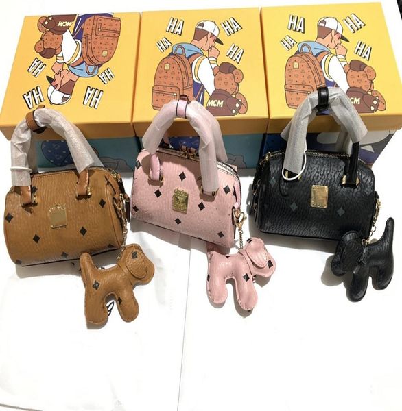 Fashion Girls Designer Hands sacs enfants Lettre de dessin animé imprimé sac de messager décontracté Enfants Pu One Sacs Sacs Femme Mini sac C678784625