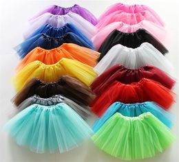 Mode filles jupes maille enfants jupe enfants ballet jupes Tutu jupeZC1170