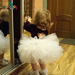 Mode Meisjes Tutu Super Pluizige 6 Lagen Petticoat Prinses Ballet Dans Rok Kids Cake Chritsmas Kinderkleding 231226