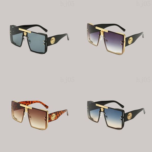 Lunettes de mode designers hommes surdimensionnés lunettes de vue à monture noire femme populaire conduite en plein air été lunettes de soleil femmes uv400 cadeau hj094 E4