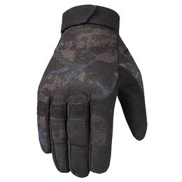 Mode- Handschoenen Leger Fiets Wandelen Klimmen Schieten Paintball Camo Sport Full Finger Handschoenen