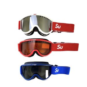 Mode bril heren dames buiten anti -mistglazen ontwerper trend ski -bril af weg zonnebrillen casual brillen brillen