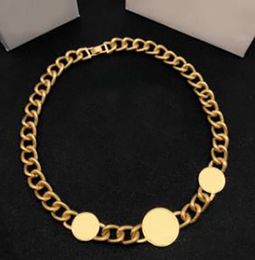 Fashion Gold Chains Necklace for Heren and Women Party Wedding Lovers Gift Hip Hop Jewelry with Box NRJ5067718