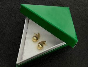 Mode gouden oorbel ontwerper Diamond brief dames oorbellen kristallen roestvrij staal zilveren rose sieraden bruiloft feestje Joodlry accessoires