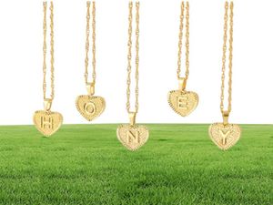 Fashion Gold Ploated Heart Alphabet Initiële ketting voor vrouwenletter Ketting Juwelier51228165576530