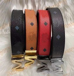 Fashion Gold Smooth Buckle High Quality Celtes Getine Leather Belt Mens and G Women039 Robe Designer Femme Jeans Luxury Strap8834664