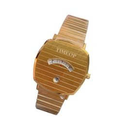 Mode Gouden Mannen Horloge 38mm Unisex Vrouwen Heren Horloges Quartz Roestvrij Stalen Horloges Montre DE Luxe Horloge Designer