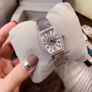 Mode bonne qualité marque montres hommes Tonneau cristal style en acier inoxydable bande quartz montre-bracelet Muller FM05 255s