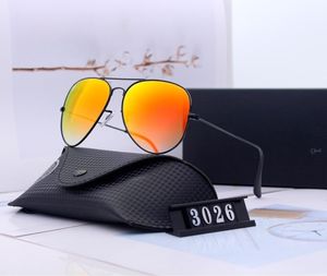 Lunettes de soleil dégradées de mode pour hommes Lunettes de soleil de luxe de luxe Big Frame Pilot Sun Glasses Brand Design Anti-reflet Lunette Soleil Homme UV400 boîte 3206