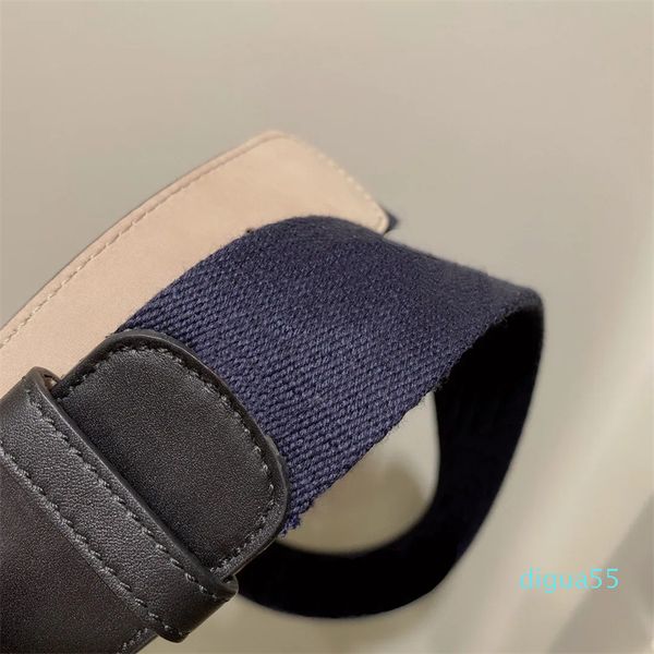 mode vert bleu web avec ceinture en cuir noir femme avec boîte mode hommes classique or argent boucle ceinture hommes designers ceintures