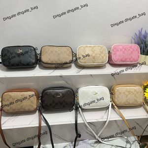 Mode handtas damescamera crossbody tas portemonnee luxe ontwerp draagbare een schouder onderarm tas handheld nieuw lederen bedrukte kleine vierkante tas satchel