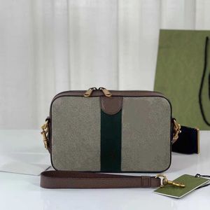 Sacs à main de mode 699439 Beige Ebony Ophidia Sacs à bandoulière Bandoulière Messenger Sac Femmes Designer Toile Cuir Vert Rouge avec Stripe Strap Vintage Casual