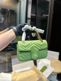 Fashion Handbags Sacs à bandouliers Marmont Sac de soirée Matelasse Designer Sac Femme en cuir sac à main Luxur