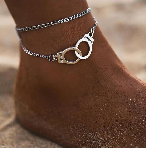 Bracelet de la cheville de mode pour femmes Boho Style Star Anklet Multicouche Foot Chain Beach Accessories Gift4424924