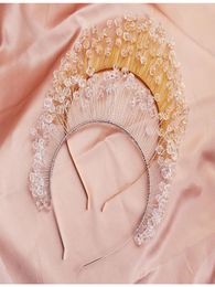 Diadèmes et couronnes de mariage en cristal autrichien faits à la main, bijoux de cheveux, coiffes de mariée pour demoiselles d'honneur de mariée JCI1221978757