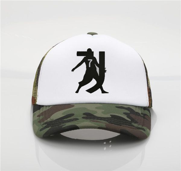 Chapeau de mode cr7 ronaldo impression casquette de baseball hommes femmes casquettes d'été hip hop chapeaux plage visière hat3386475