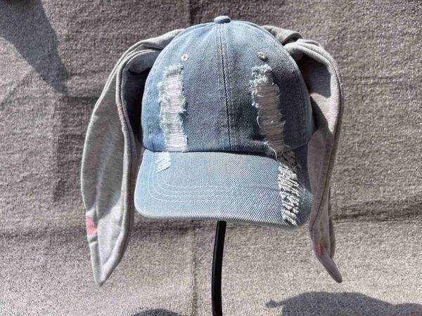 Sombrero de moda Kpop newjeans gorra de béisbol de baile sombrero de oreja de sombra casual para niños niñas