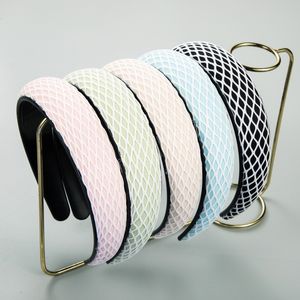 Bandeau de mode pour les femmes matériaux EVA géométrique bandeau large côté Turban accessoires de cheveux d'été