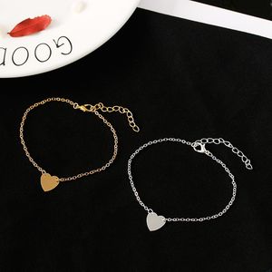 Mode coeur manchette bracelets pour femmes filles or argent couleur métal Bracelet déclaration bijoux en gros