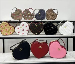 Mode en forme de coeur beaux sacs à bandoulière pour femmes en cuir PU femme sacs à bandoulière Vintage sacs à main décontractés Co0125