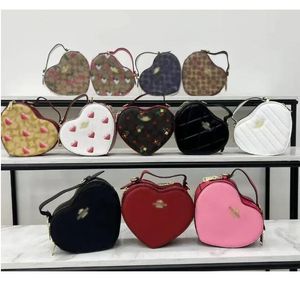 Mode en forme de coeur beaux sacs à bandoulière pour femmes PU lettre femme sacs à bandoulière Vintage sacs à main décontractés lijie999