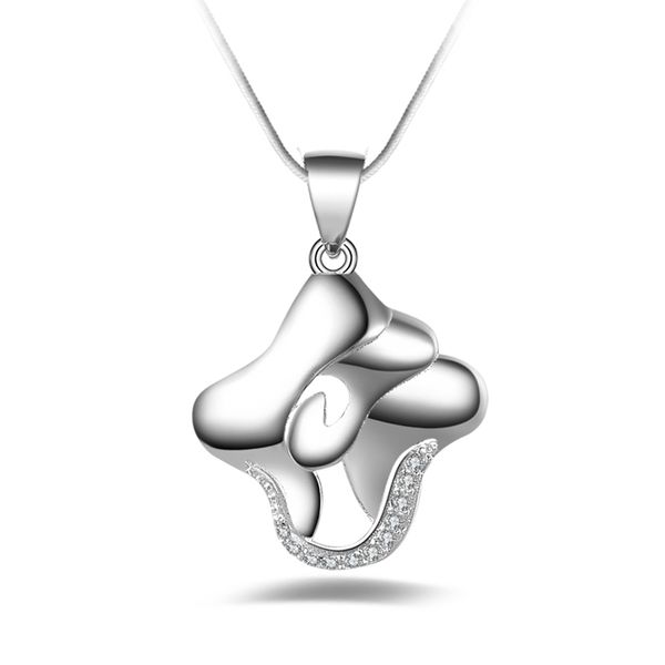 Livraison gratuite mode haute qualité 925 paniers en argent avec bijoux en diamant 925 collier en argent cadeaux de vacances Saint Valentin chaud 1654