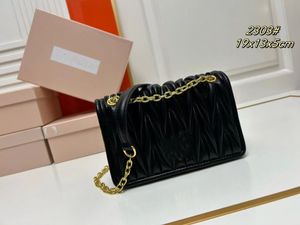 Mode hoogwaardige ketting schoudertassen zachte schapen lederen handtassen luxe ontwerpwallet dames kruis lichaamszak hobo bakken cosmetische tas portemonnees avondtassen