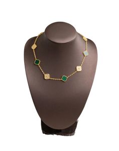 Mode Hoge kwaliteit Klassiek 4/4 klavertje ketting Goud Onyx Schelp Parelmoer, Dames en Meisjes Bruiloft Moederdag Cadeau