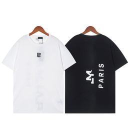 Moda Hip Hop Camisetas para hombre Hombres Mujeres Balaman Marca Carta impresa Camisetas manga corta Tamaño S-2XL