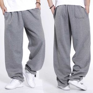 Moda Hip Hop Streetwear pantalones de chándal hombres Joggers algodón Otoño Invierno pantalones de sudor sueltos holgados pantalones de pista ropa masculina CJ191210