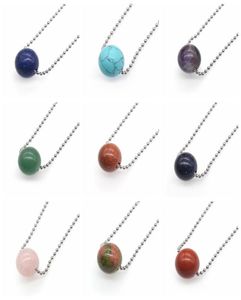 Mode gat kralen natuurlijke edelsteen verstelbare ketting met kralenkettingen mode-sieraden4153232