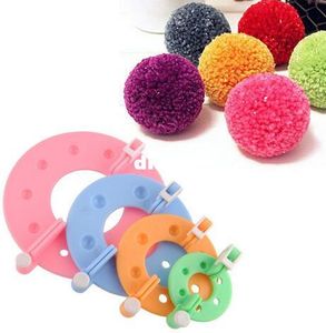 Fashion Hot 4 Sizes/Set Fluff Ball Weaver Needle Knitting Wool Tool Yarn Kit