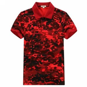 Mode-Hot Nieuwe 2016 Mannen Zomer Katoen Polo Shirt / Hoge Kwaliteit Designer Camouflage Mannen Casual Polo Shirts / Tops M1526-65 Maat M, L, XL, XXL
