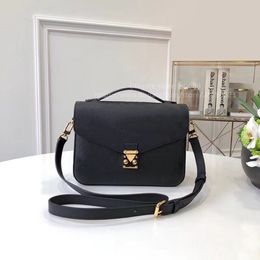 Mode Hot Koop Hoge Kwaliteit Lederen Reliëf Dames Schoudertas Portemonnee Designer Messenger Bag L Flower Free Shipping