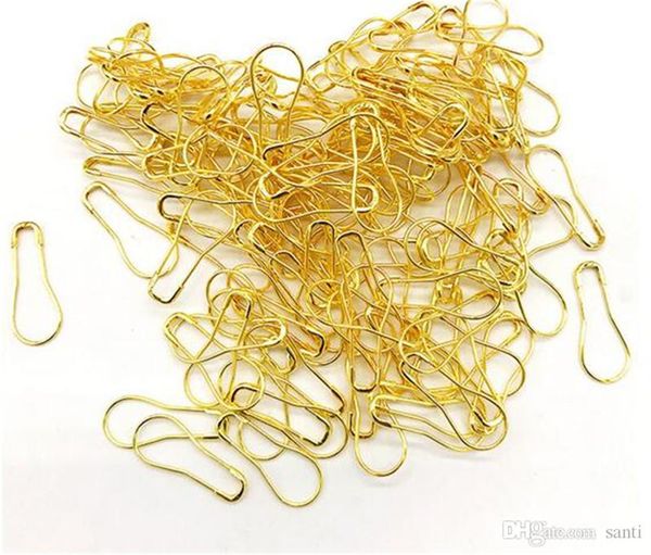 Fournitures scolaires de bureau 1000pcs / lot Gourd Pin Knitting Crochet Verrouillage Point Marqueur Hangtag Épingles De Sûreté DIY Outils De Couture Aiguille Clip Artisanat Accessoire