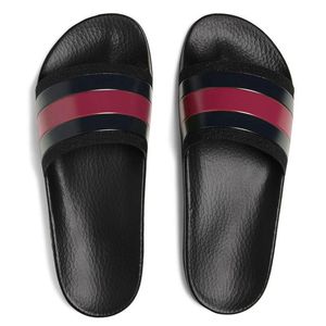 Moda Huaraches Hombres Mujeres 4-11 Sandalias antideslizantes Causal Flip Verano Rayas MEJOR Chanclas de cuero Chanclas CALIDAD TAMAÑO Zapatillas Dqatj