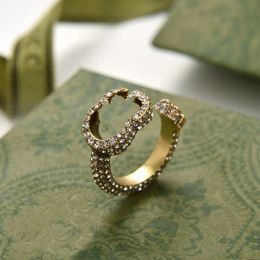 Mode Iced Out Ringen Ontwerper Anelli Bague voor Lady Vrouwen Party Wedding Lovers Gift Engagement Sieraden