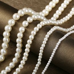 Collier ras du cou en Imitation de perles pour femmes, tendance, élégant, grandes poires rondes, collier de mariage, minimaliste, bijoux à breloques, cadeaux