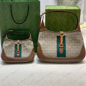 Fashion Jackie1961 Bag Crystal Mini Bag Designer Handtassen voor vrouwen Hoogwaardige Luxe Cross Body Schoudertas Hobo Bags Leather Canvas Tote Small Bag Wallet Purse