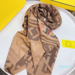 FASHION Jacquard Double Sided Scarf For Women Designer High Quatity Knit Scarves Letters Classic Lapel Head Scarfs Shawl Plaid Hijab